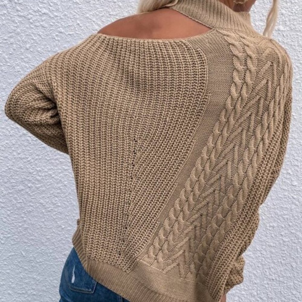 Peek Shoulder knit Sweater - Picture 3 of 6